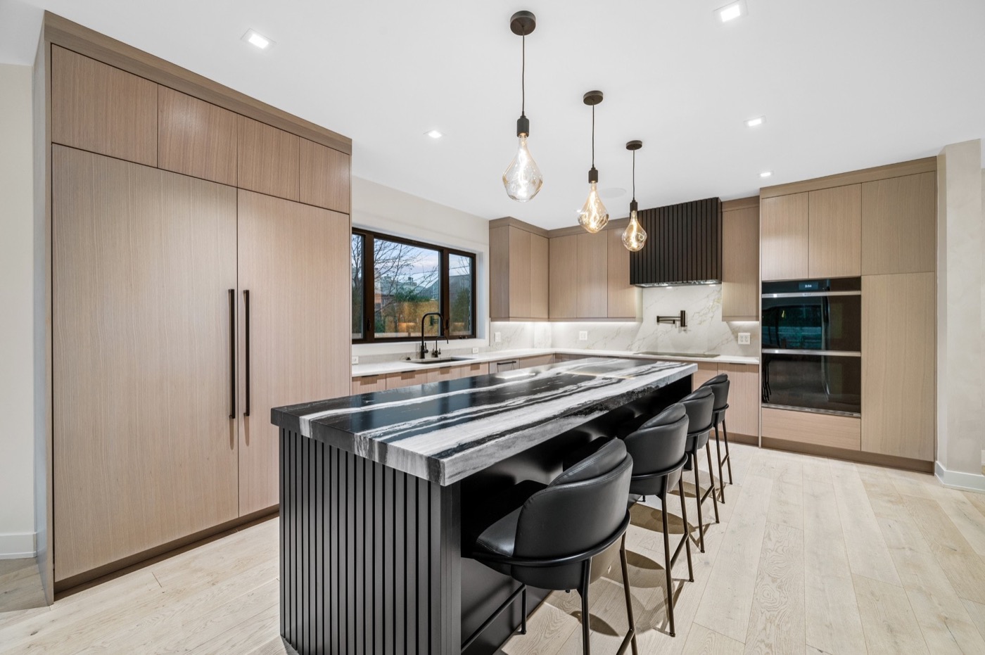Renovated kitchen lighting, Highland Park — MCL Electric